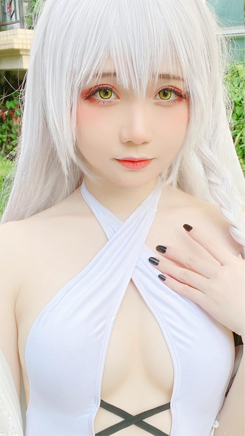 焖焖碳 – 舰长 碧蓝航线 赫敏 赫敏泳装自拍-星之迟迟